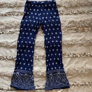 Urban Outfitters Blue Patterned Pants